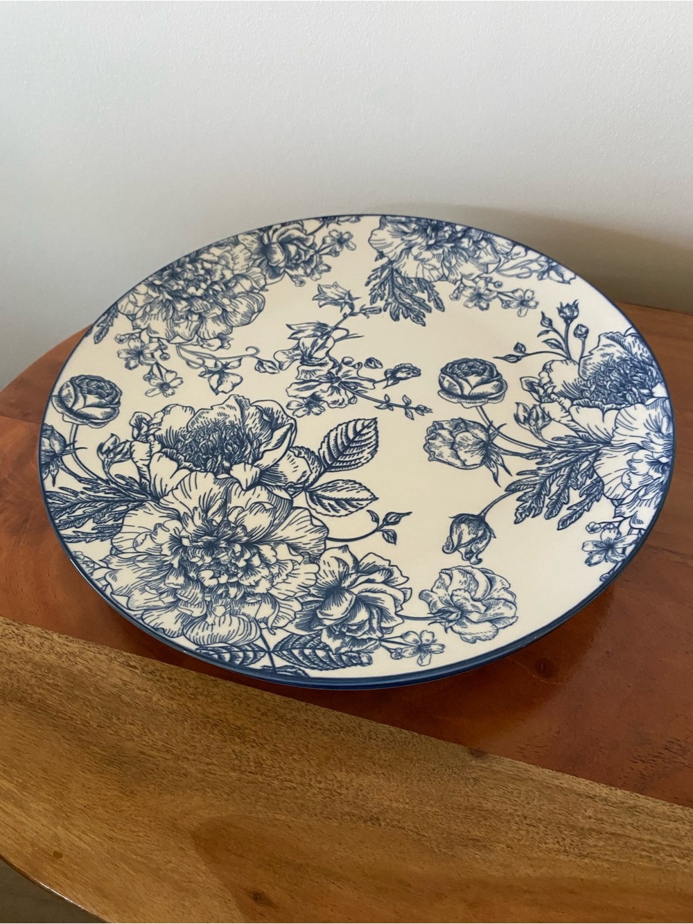 Royal Norfolk Floral Ceramic Dinner Plates (3)
